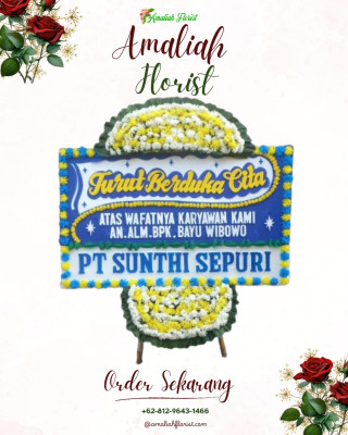 Papan Bunga Duka di Alolama