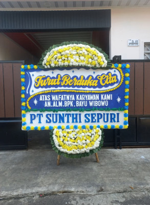 Papan Bunga Duka di Alolama